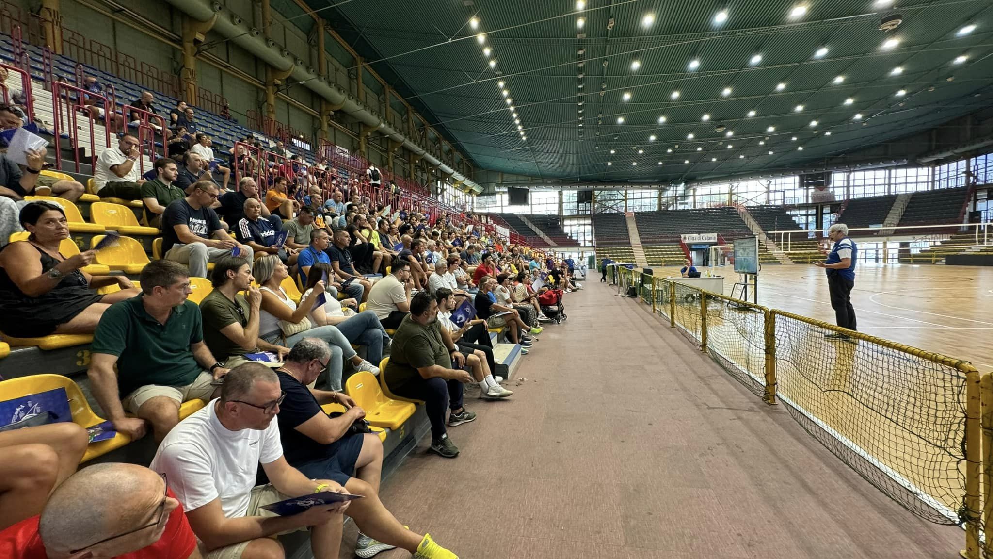 Al PalaCatania un successo il corso di allenatori volley