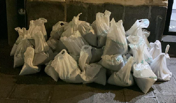 Gema – sacchi di cenere Catania Da Gema Spa, Lotto Centro: raccolte 25 tonnellate di cenere