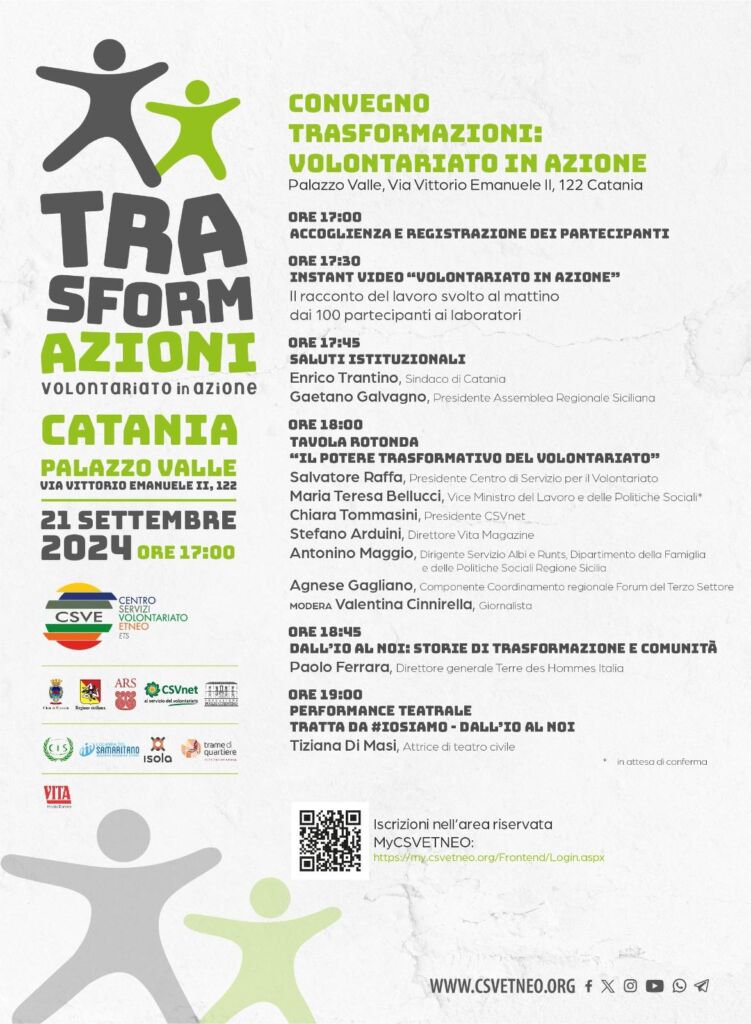 "Trasformazioni: Volontariato in Azione"