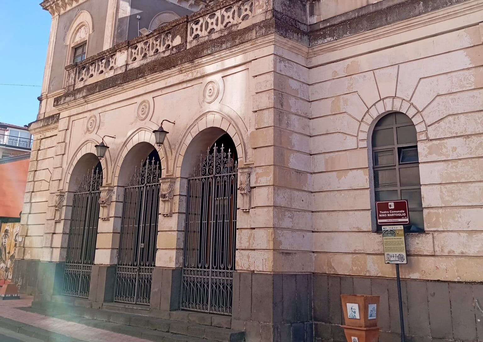 Teatro Nino Martoglio Belpasso, 250 mila euro per ammodernare il Nino Martoglio