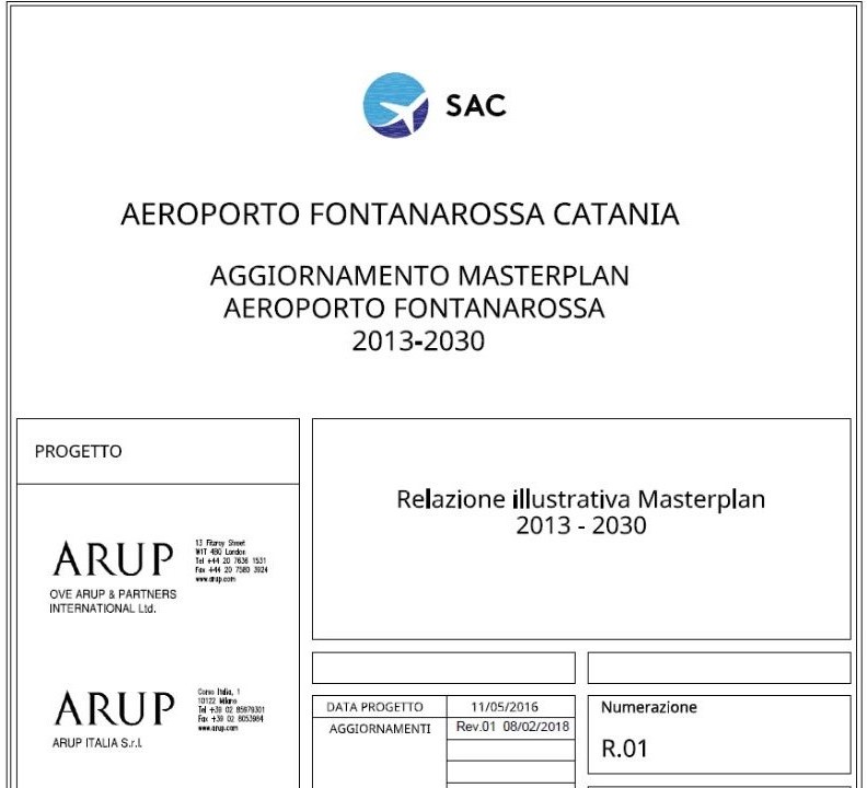 Aeroporto di Catania Masterplan