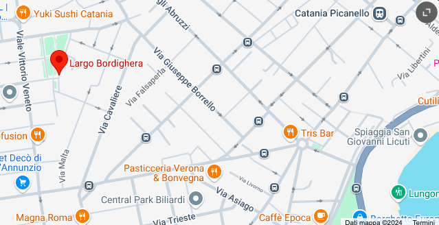 Largo Bordigliera Catania Domani a Largo Bordighera salute e ambiente