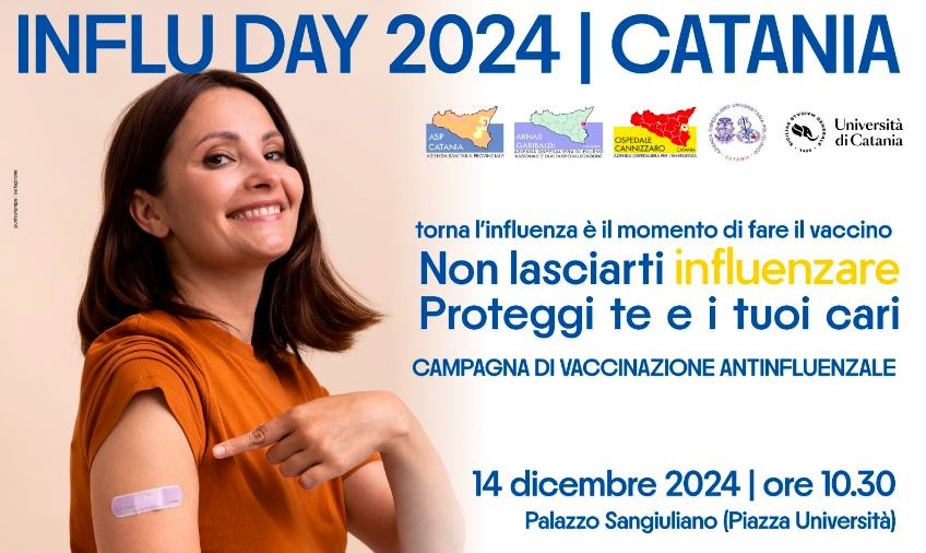 Influ day, il 14 dicembre in provincia di Catania