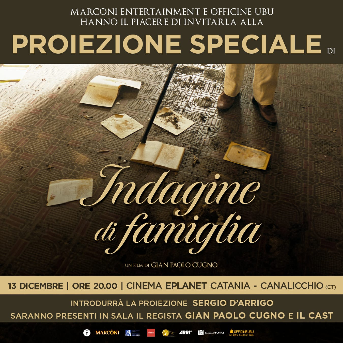 locandina indagine di famiglia Indagine di famiglia, anteprima al Planet