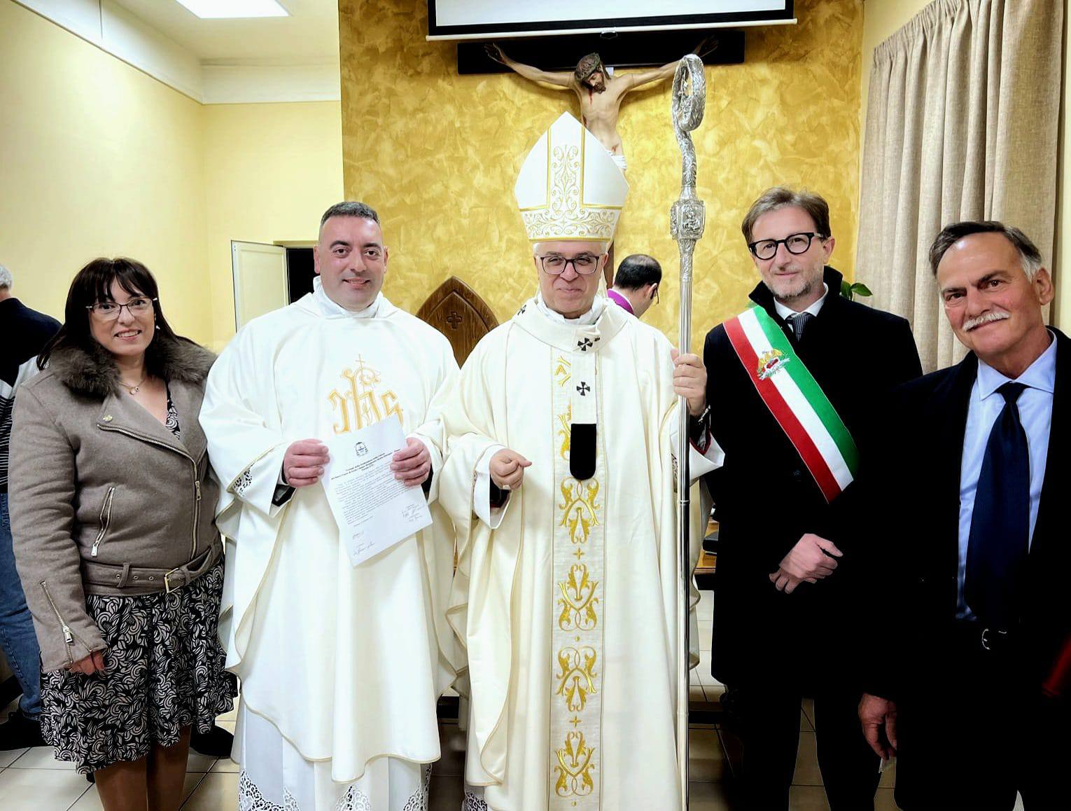 Belpasso, cerimonia di dedicazione della chiesa di Piano Tavola