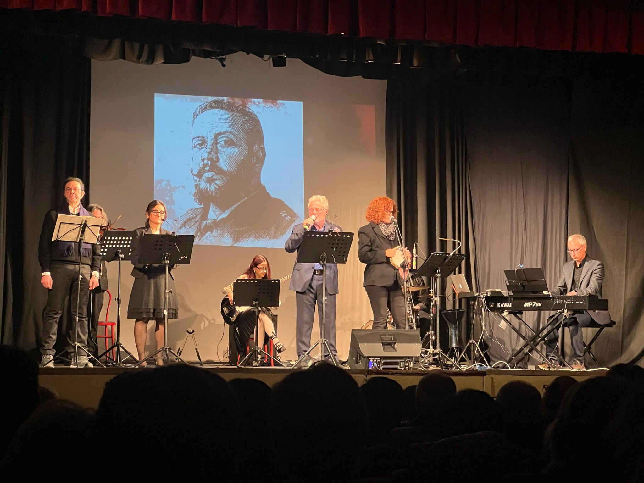 Officina teatro canzone Verro Bernardino Verro, Pino Aprile, i fasci dei lavoratori e la Questione meridionale