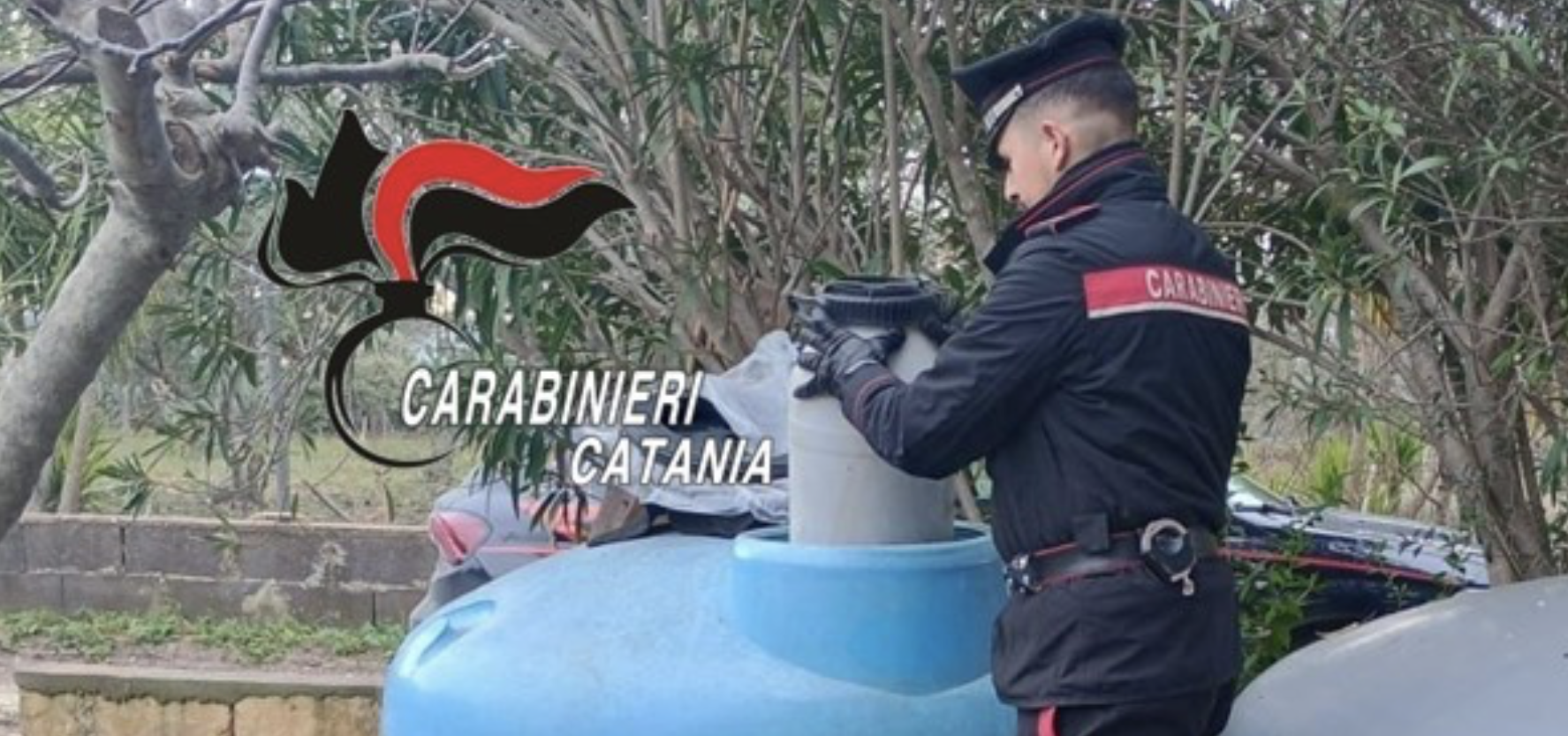 marijuana serbatoio In un serbatoio marijuana dal valore di 25mila euro