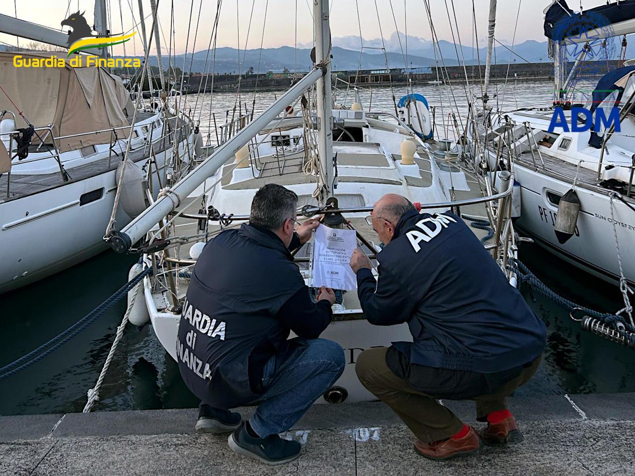 sequestro yacht Sequestrati due yacht a vela per violazioni norme doganali