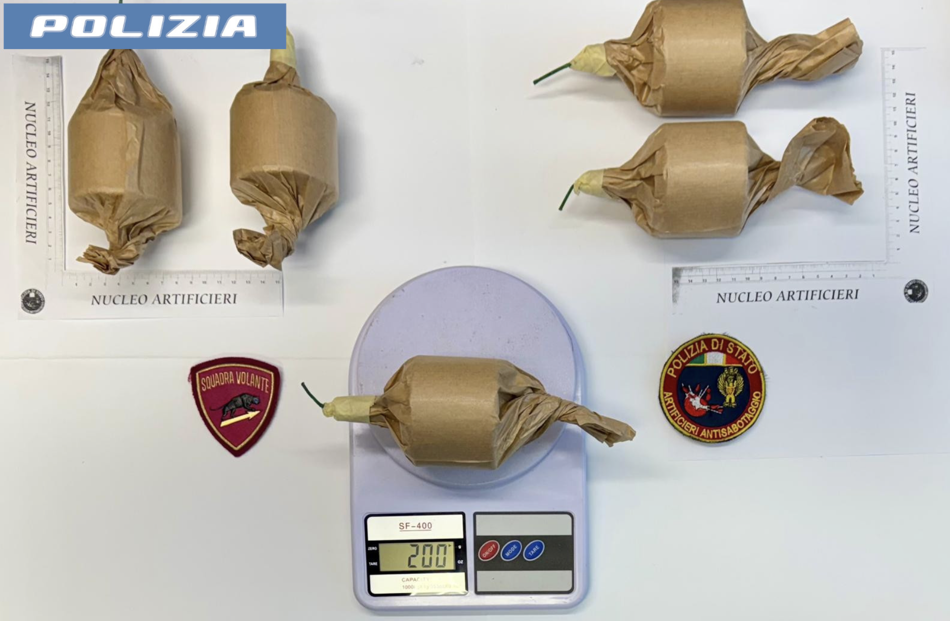bombe carte Bombe carte e droga in via Cesare Abba, casa di un nigeriano