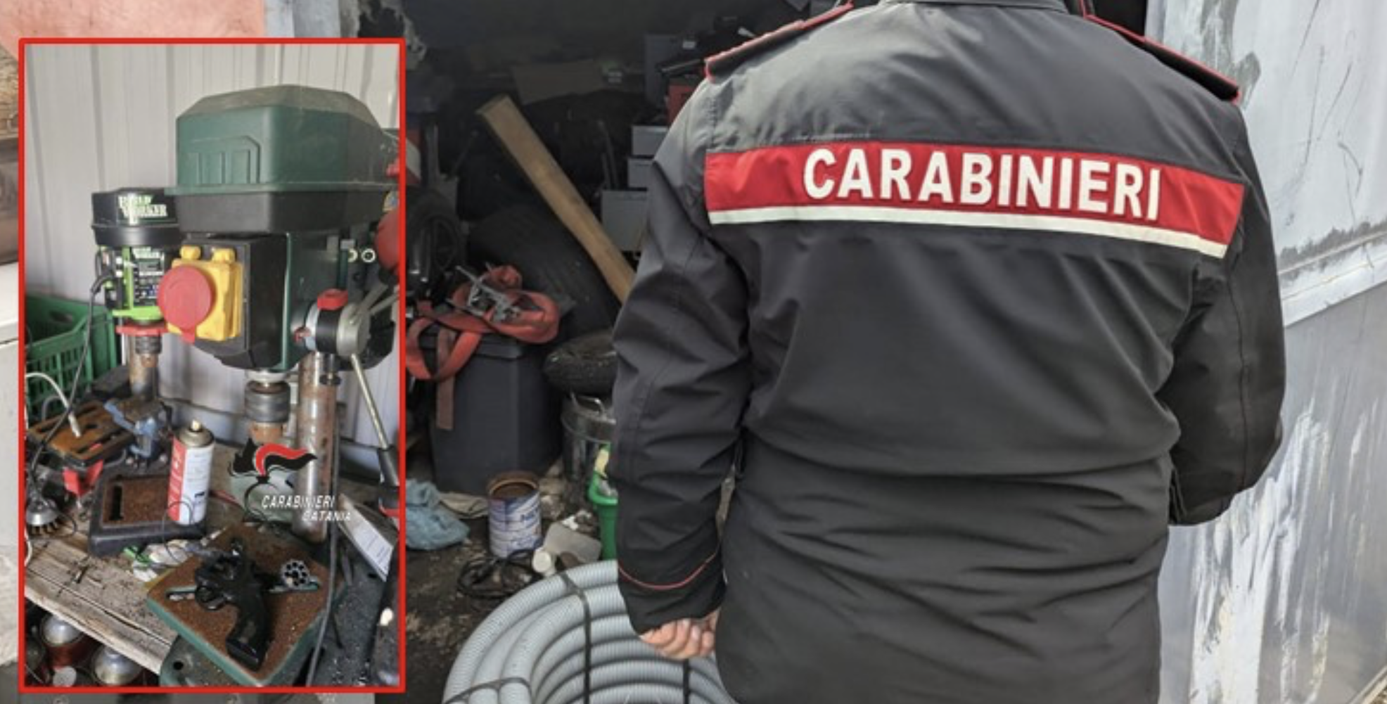 Acireale Acireale, fabbricavano armi ed essiccavano la marijuana