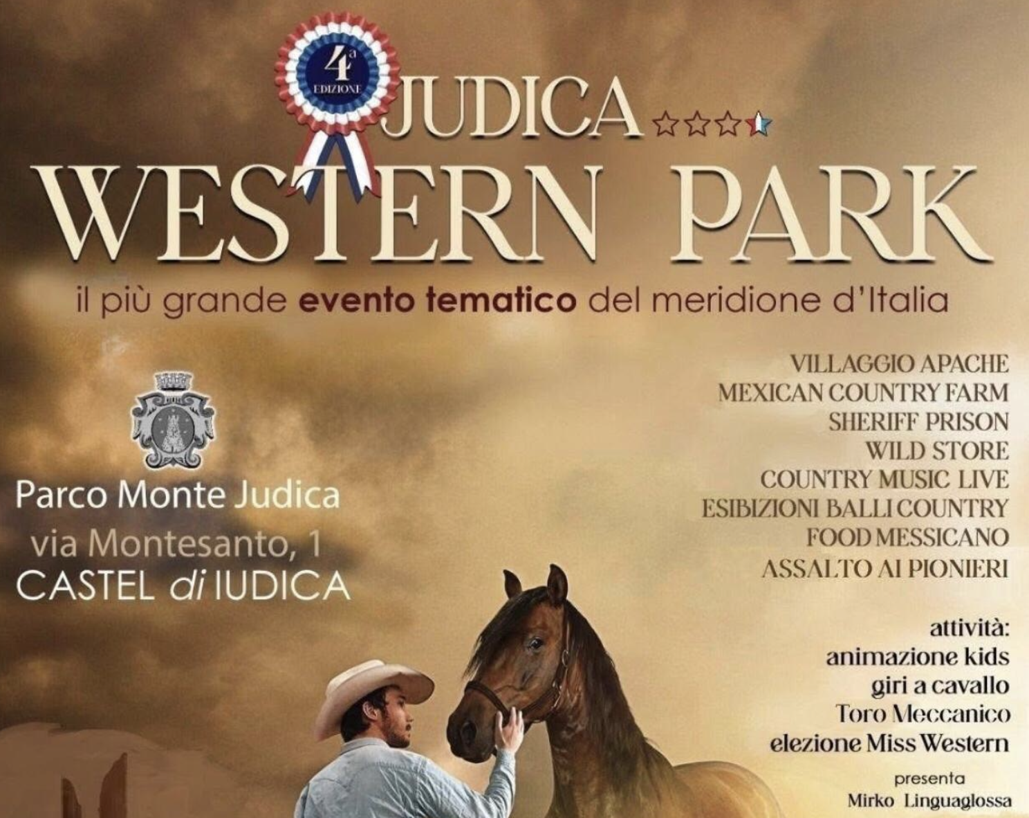 Judica Western Park “Judica Western Park” si terrà giovedì 1 maggio