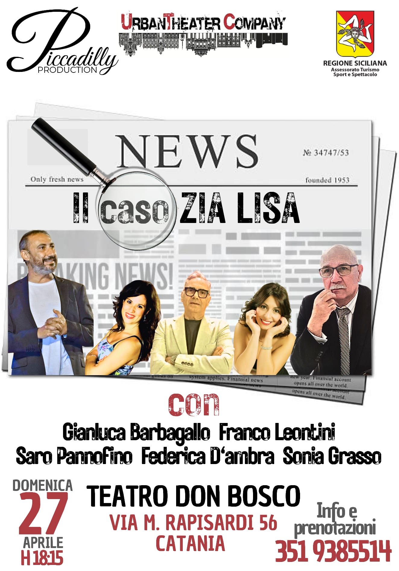locandina barbagallo Il Caso Zia Lisa
