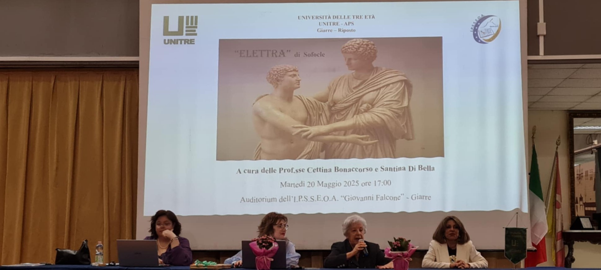 Unitre, conferenza , “Elettra” di Sofocle, mito immortale