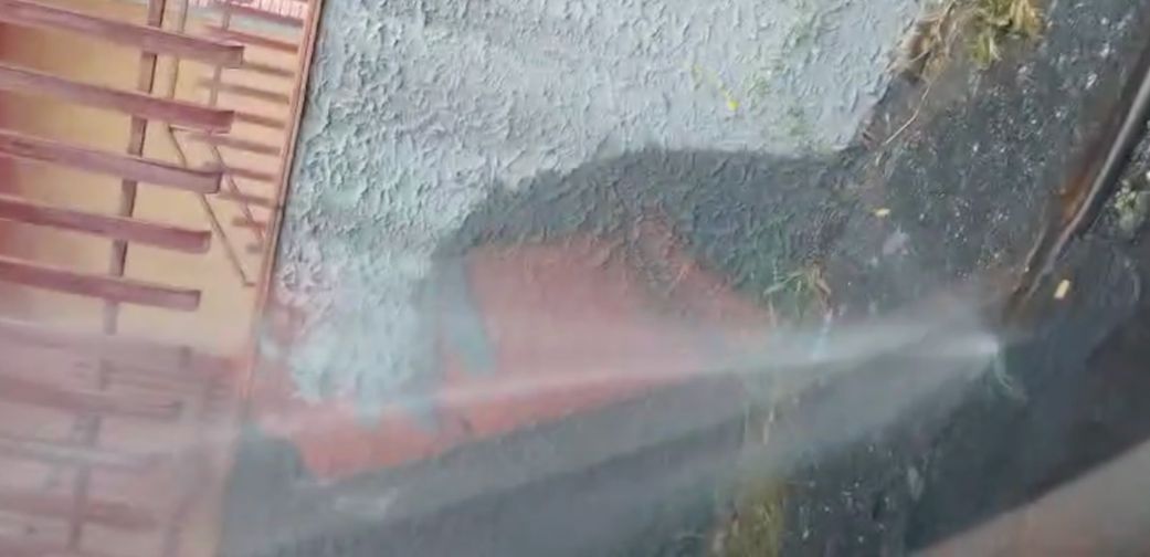 acqua sprecata Acqua sprecata in via Zaccà -VIDEO