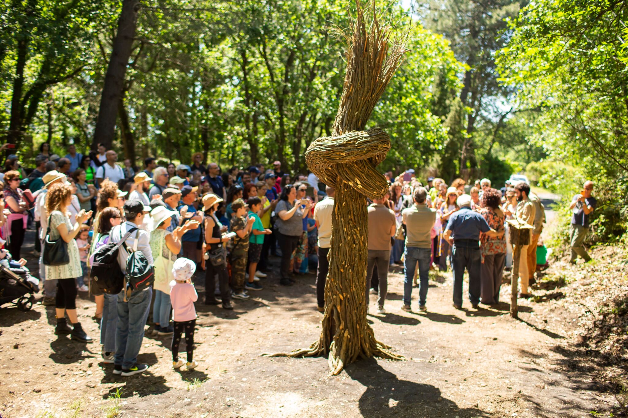 Casa della Capinera, inaugurato il sentiero di land art