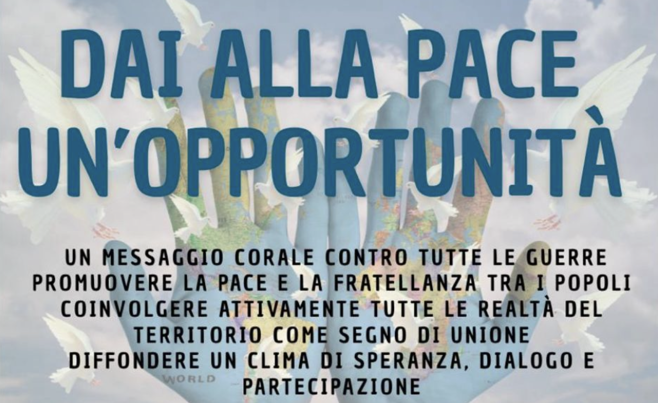 Dai alla pace un’opportunità Belpasso, la marcia “Dai alla pace un’opportunità” il 27 giugno