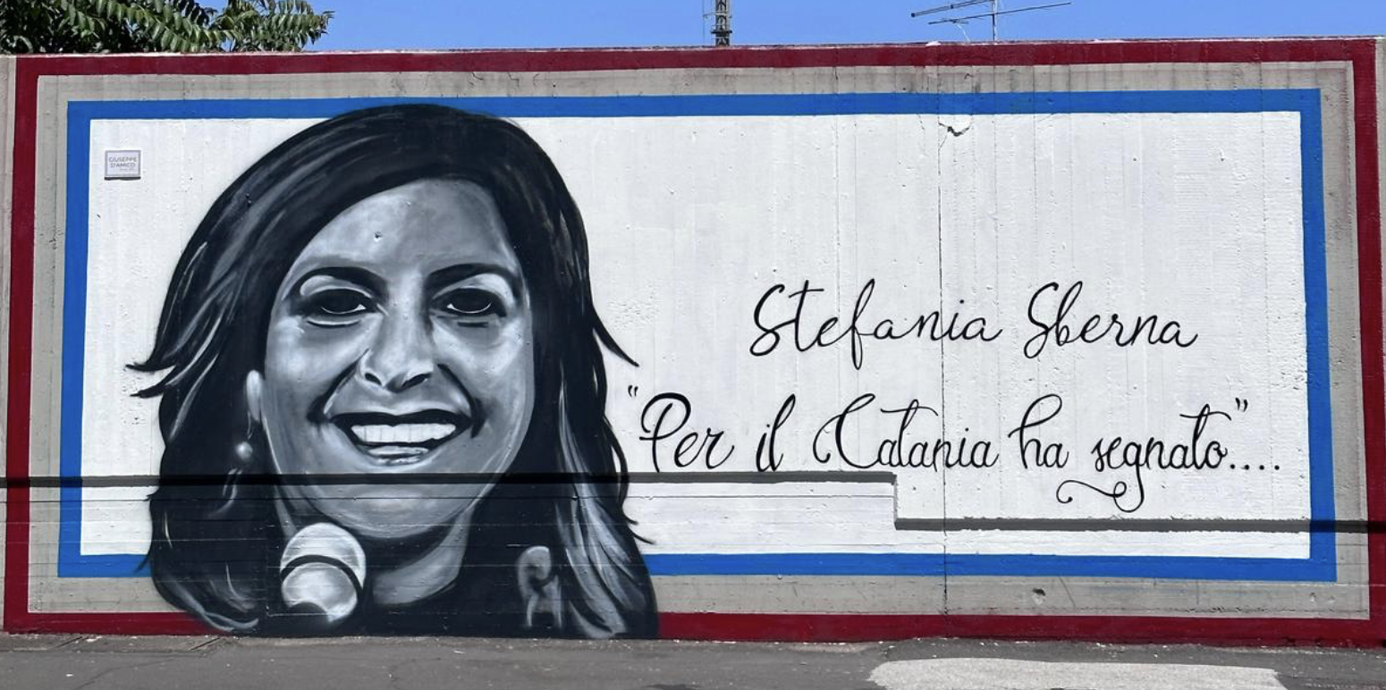 Oggi l’inaugurazione del murale a Stefania Sberna