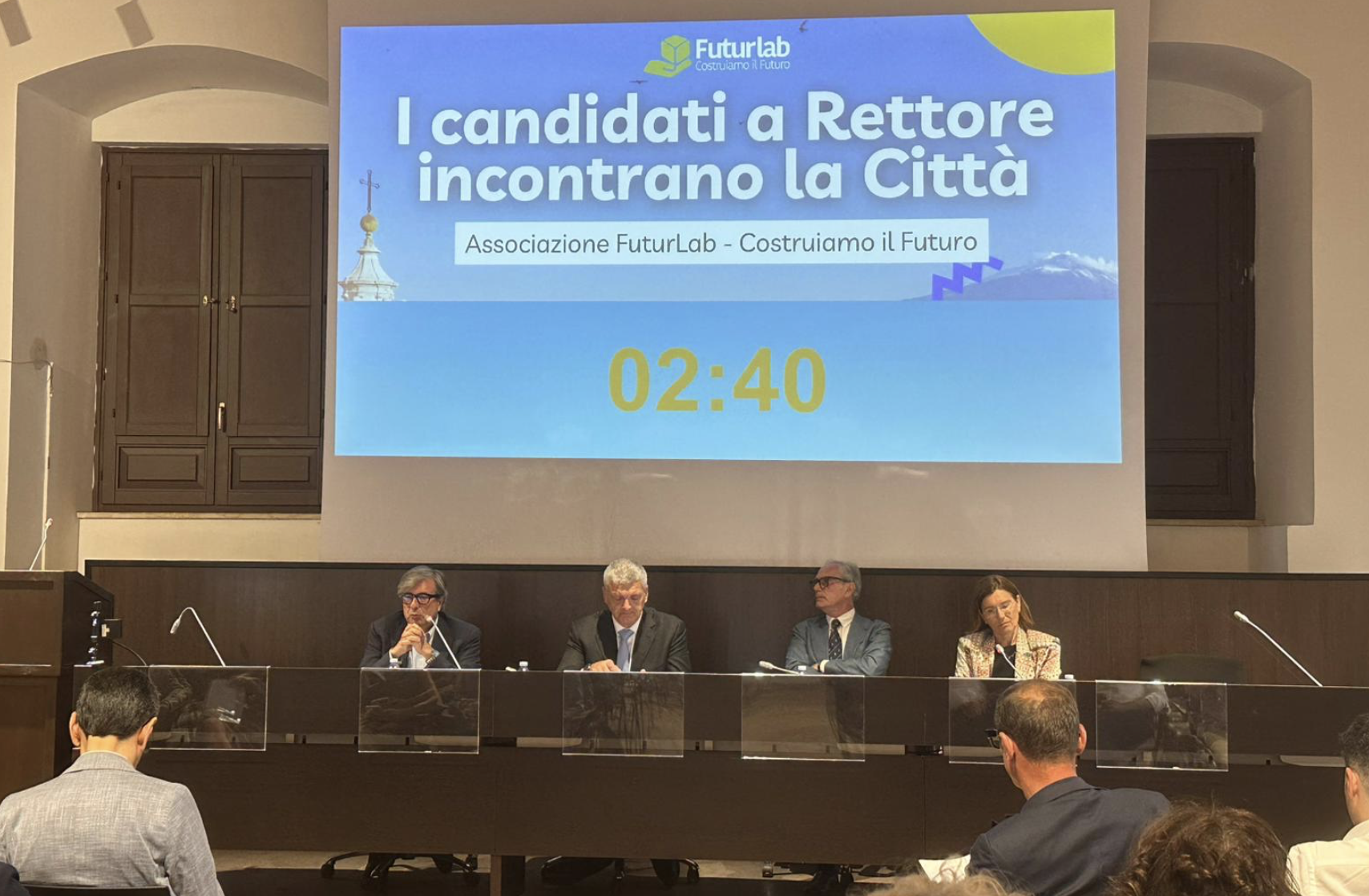 Confronto tra i candidati rettore organizzato da Futurlab