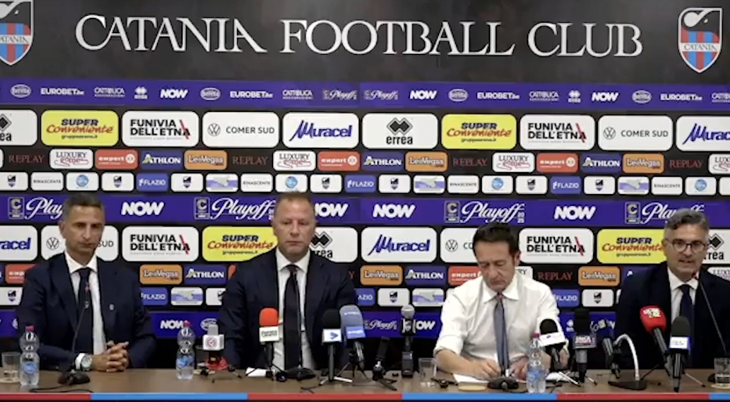 Catania FC, conferenza “Borotalco” al Massimino