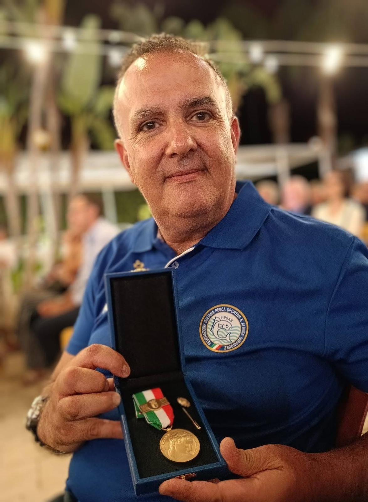 Medaglia d’Oro del CONI per Toni Palermo