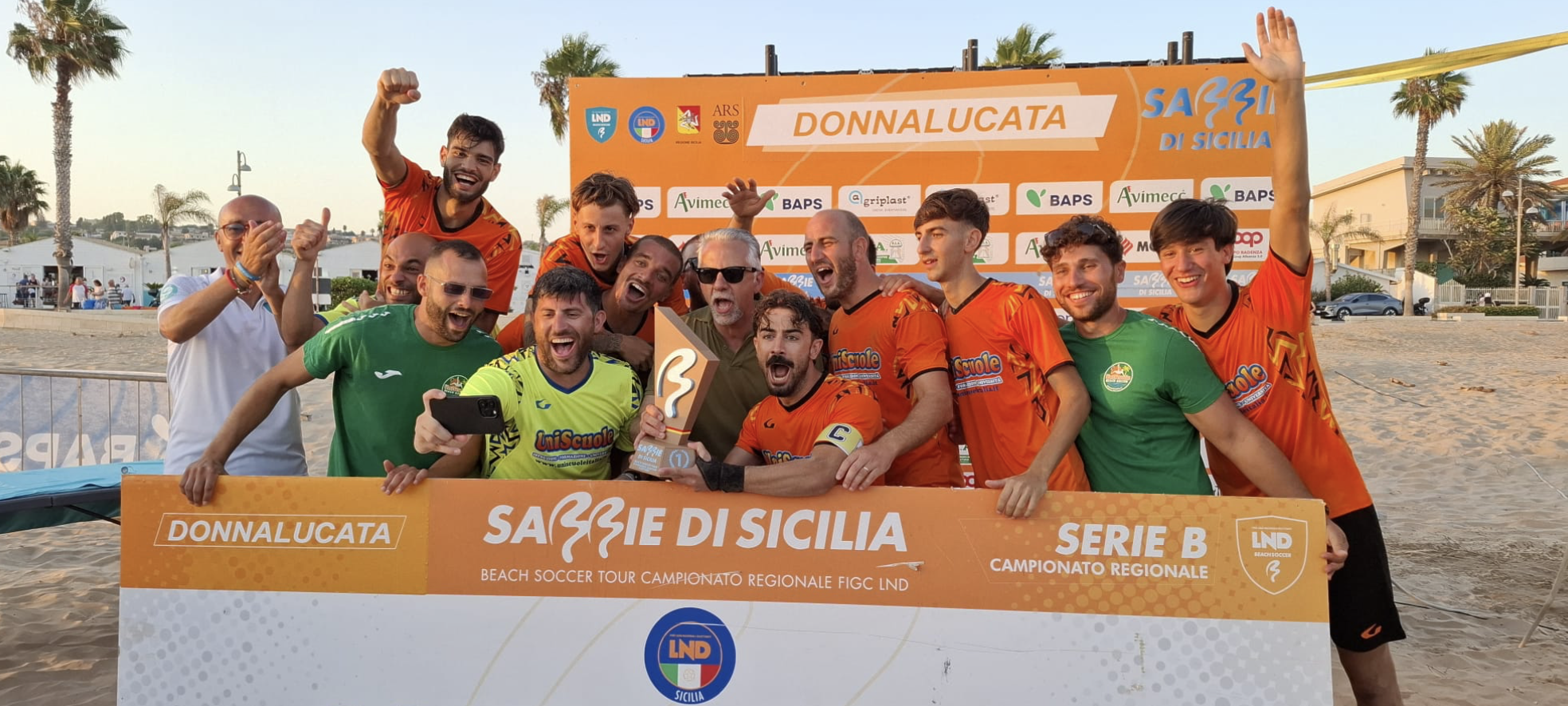 Beach soccer, Uniscuole Italia Vittoria e Virtus Femminile Marsala