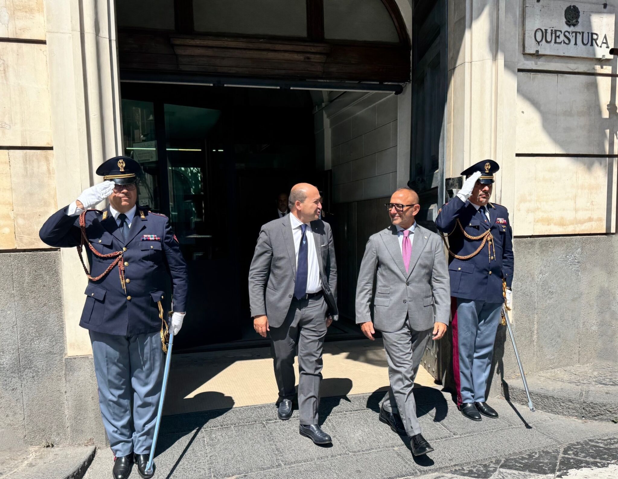 Visita del Prefetto in Questura