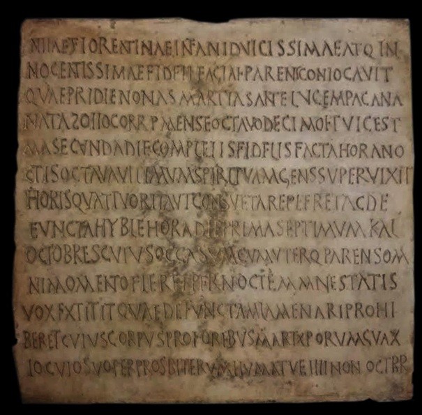 foto Epigrafe L’epigrafe di Iulia Florentina torna definitivamente a Catania