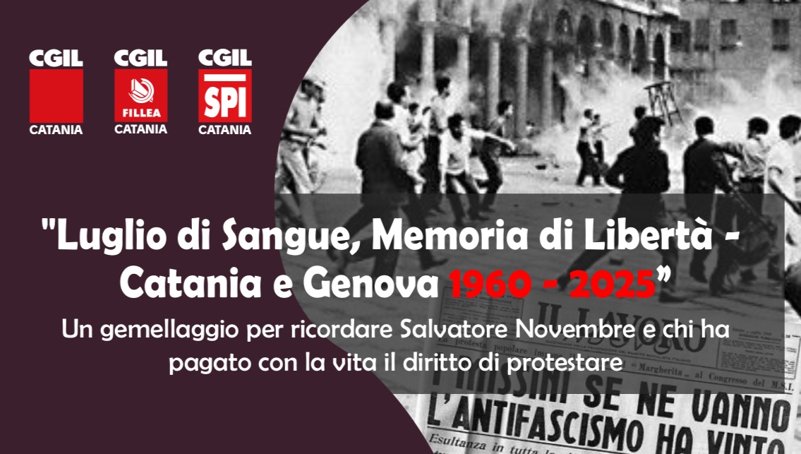 Catania e Genova unite nel ricordo: “Luglio di Sangue” Catania e Genova unite nel ricordo: “Luglio di Sangue”
