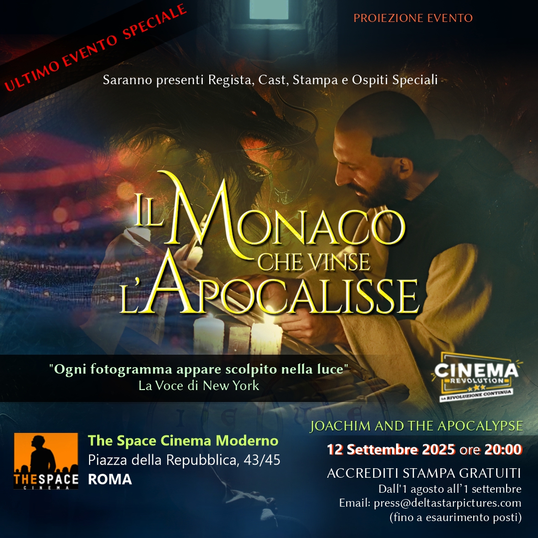 Proiezione “Il Monaco che vinse l’Apocalisse” a Roma