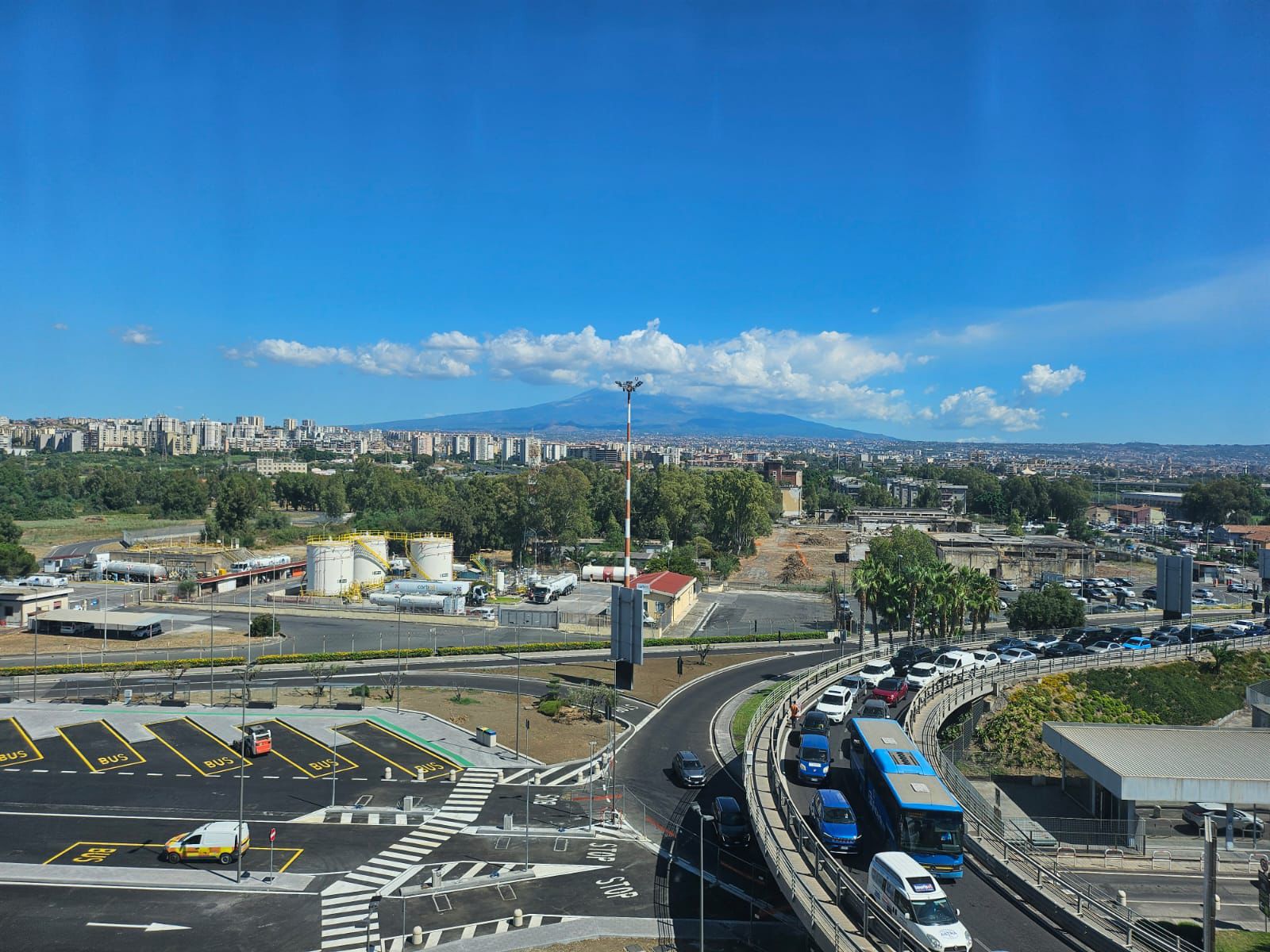 Aeroporto Catania Cenere Etna, stop voli arrivo fino a domani mattina