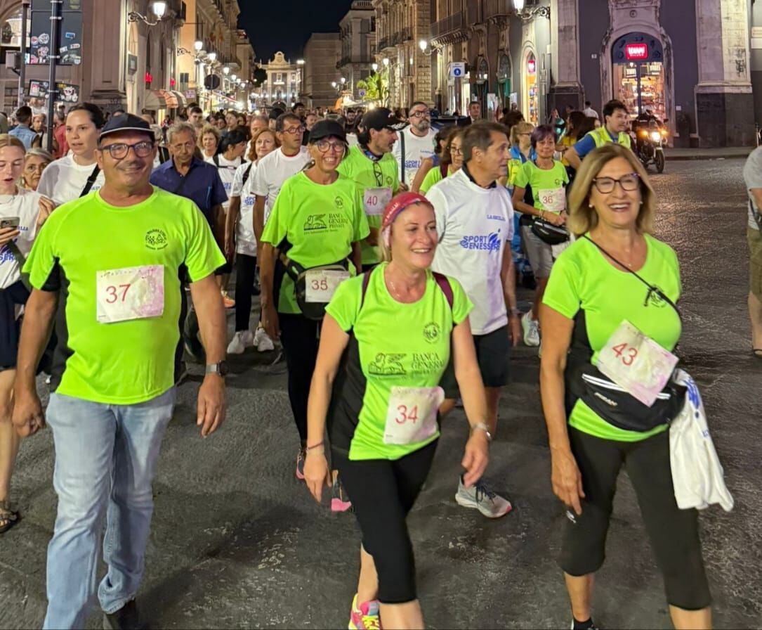 Camminata sant’agata Partecipata la prima camminata per Sant’Agata