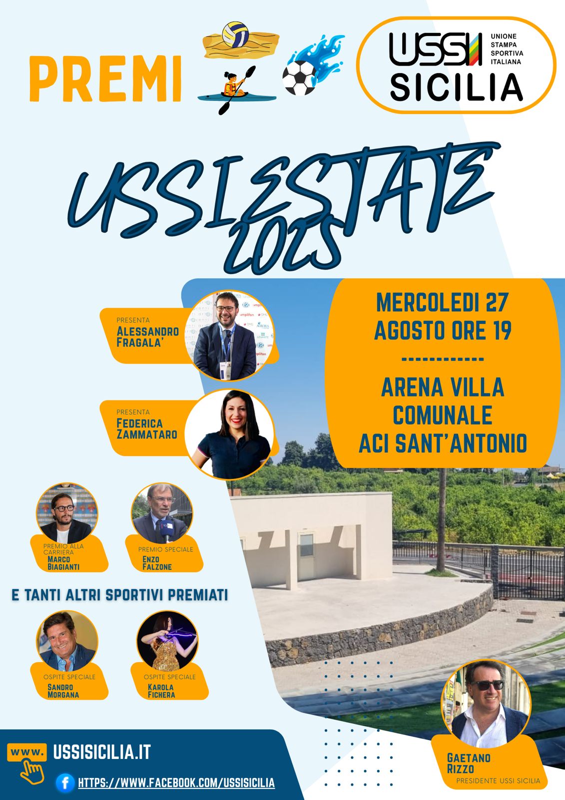 locandina ussi estate 2025 Ad Aci Sant’Antonio i premi “Ussi Estate” 2025