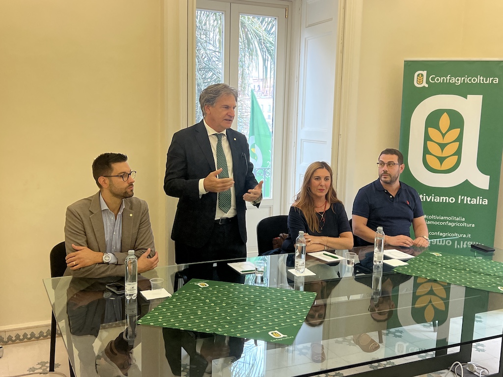 Fabio Caruso, Roberto Caponi, Elena mammuccari e Claudio Petralia Agricoltura: a Catania vertice per rafforzare la rete