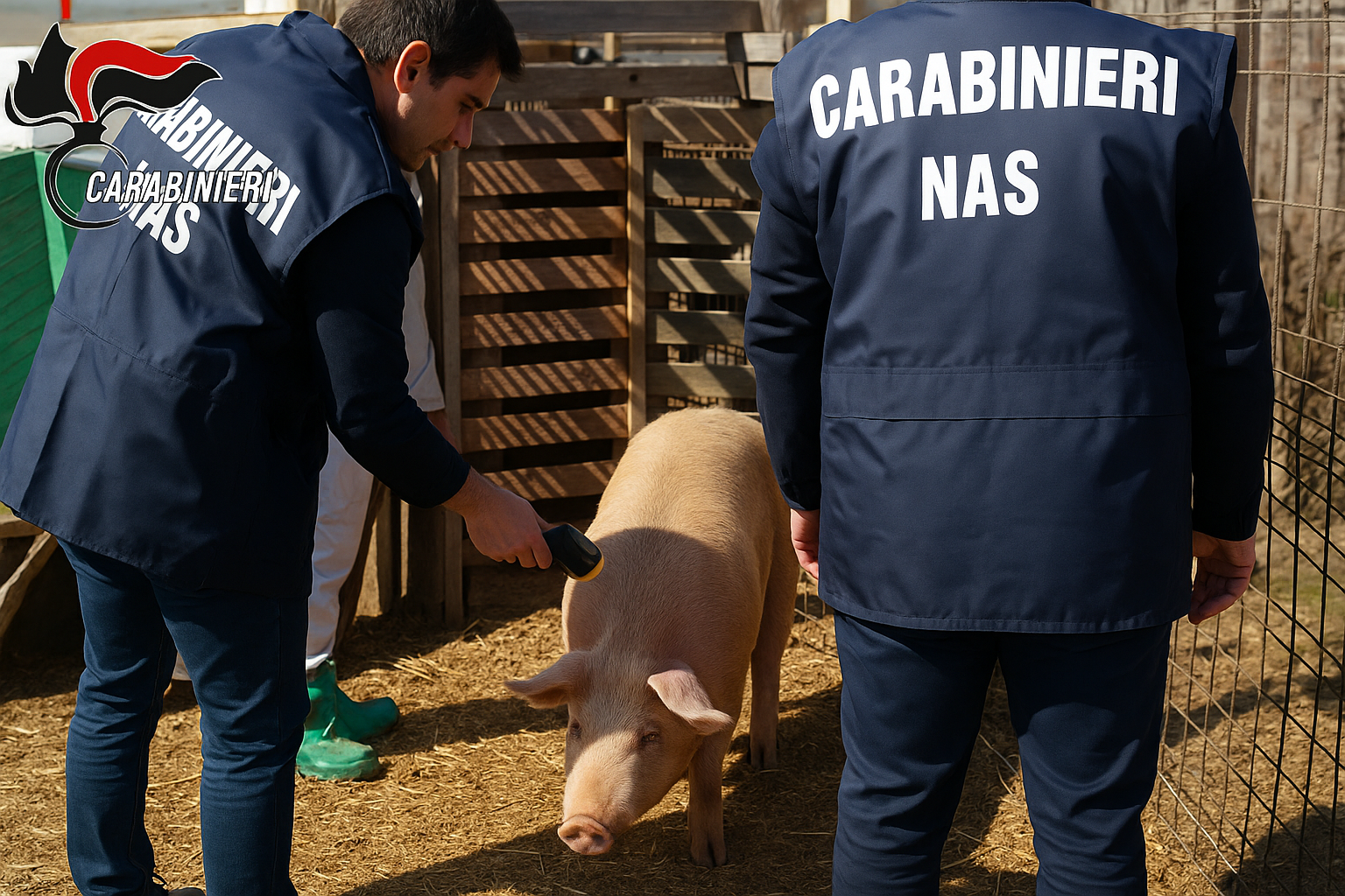 NAS Catania sequestra allevamento: animali tra rifiuti