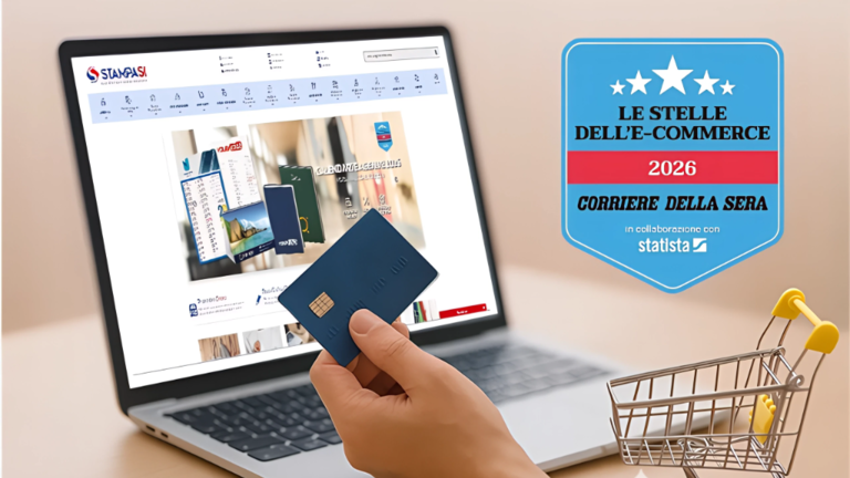 STELLE-ECOMMERCE-stampasi StampaSi sale al 4° posto nella categoria Foto e Stampe delle “Stelle dell’E-commerce 2026”