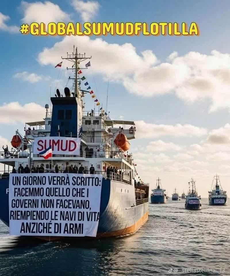 global sumud flotilla Catania si mobilita per Gaza: eventi dal 20 al 24 settembre