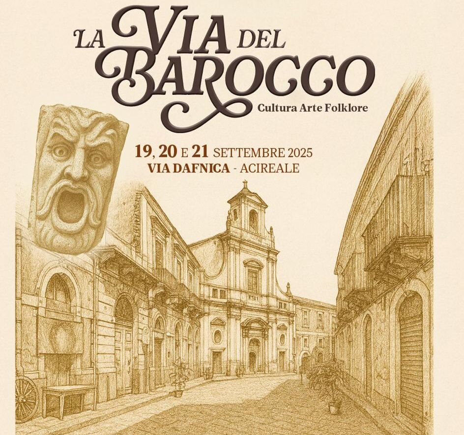 via del barocco locandina Acireale, presentazione de “La via del Barocco”