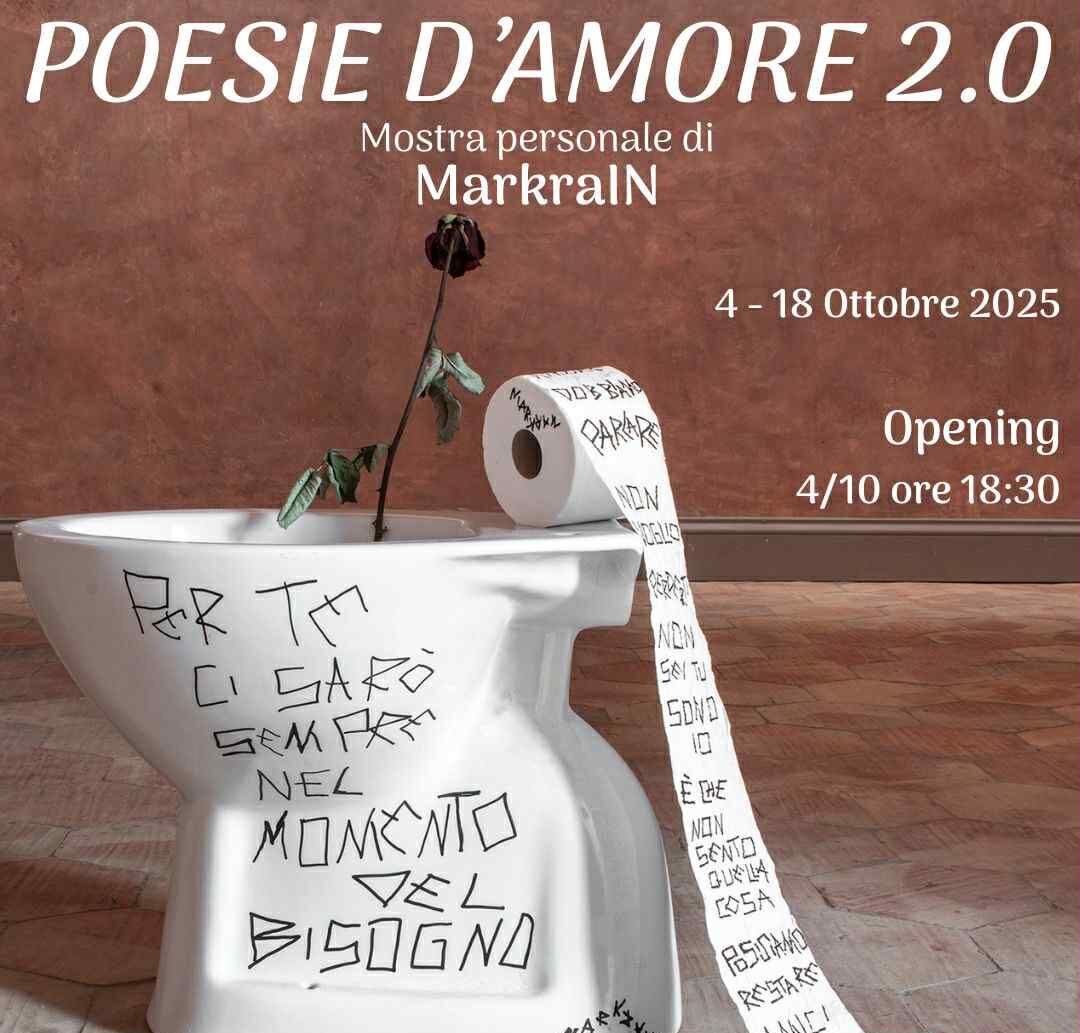 Marco Raineri MarkraIN mostra Poesia d’amore 2.0, mostra di MarkraIN a Catania