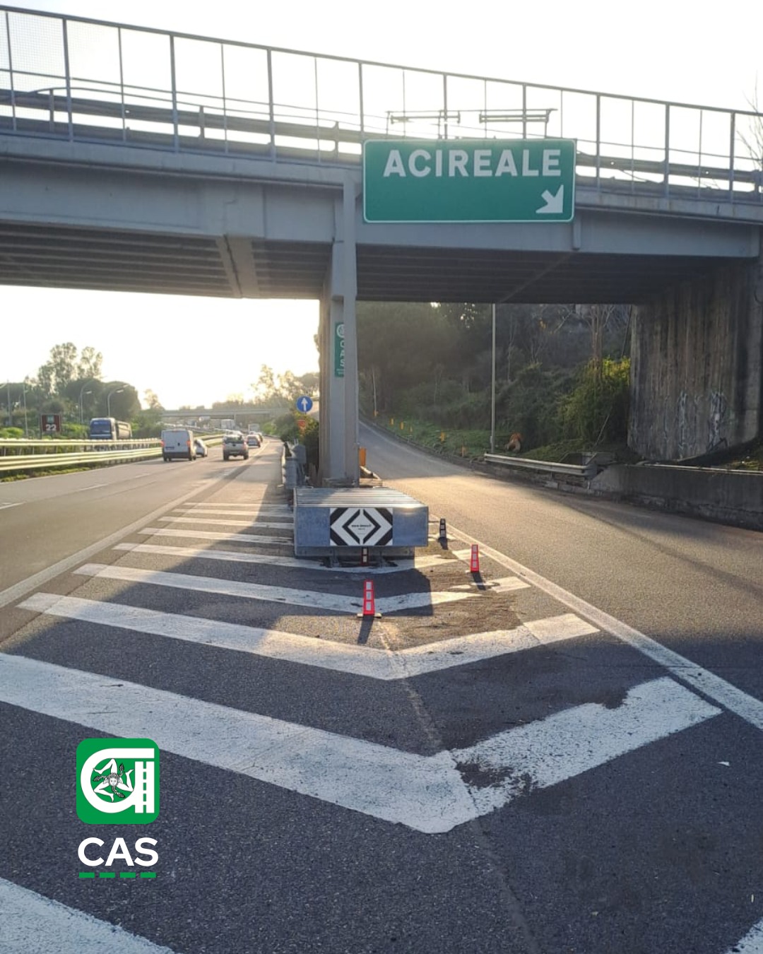 A18, chiusura corsia di sorpasso tra Giarre e Acireale