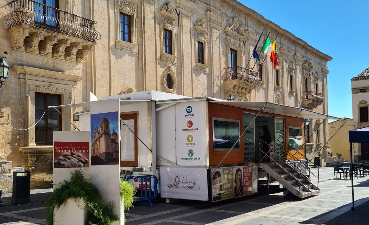 ASP Catania – camper screening – 23.10.2025 Camper della Prevenzione Asp Catania nei Comuni dal 28 ottobre