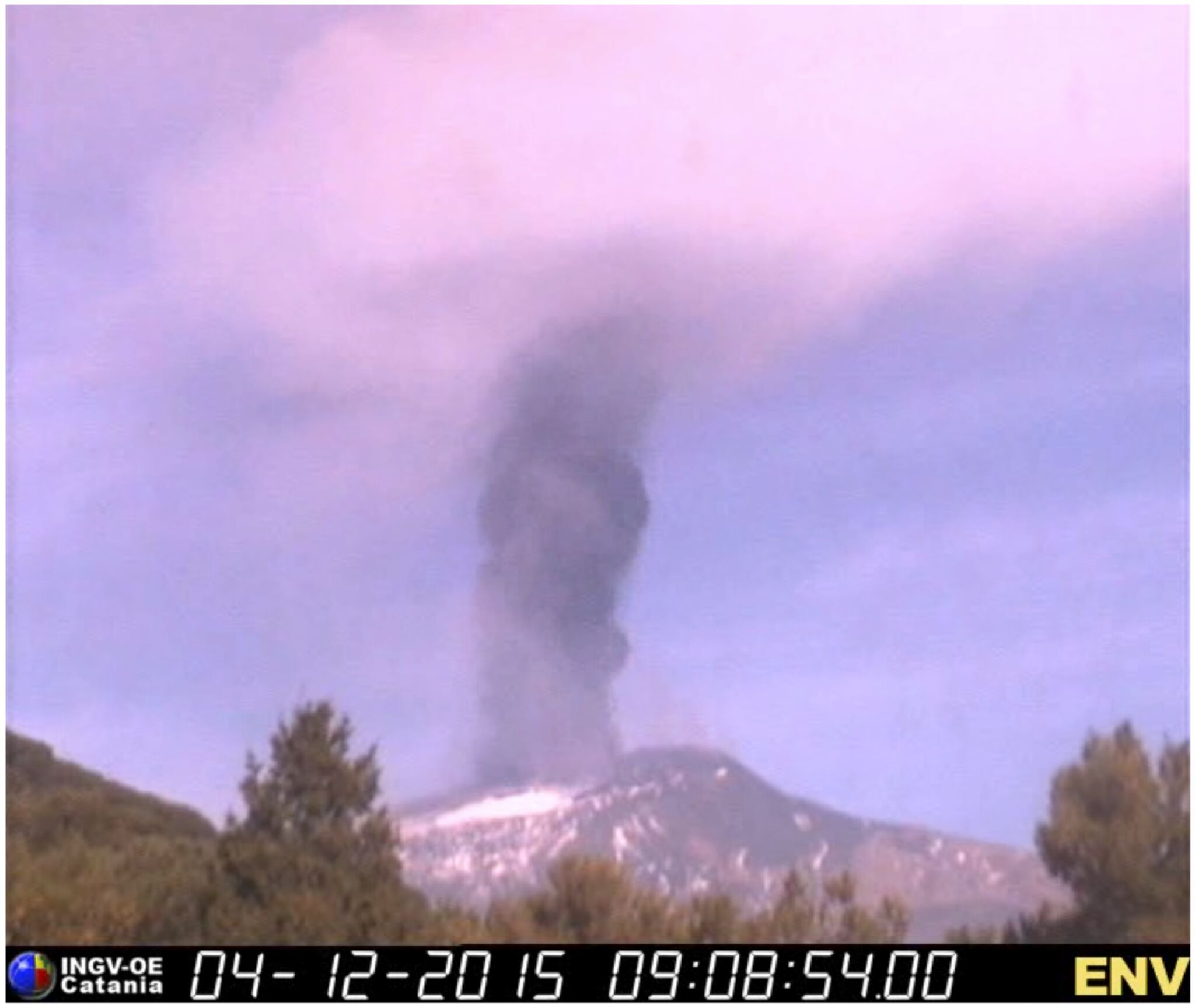 Etna 2015: l’eruzione rilevata anche nella ionosfera