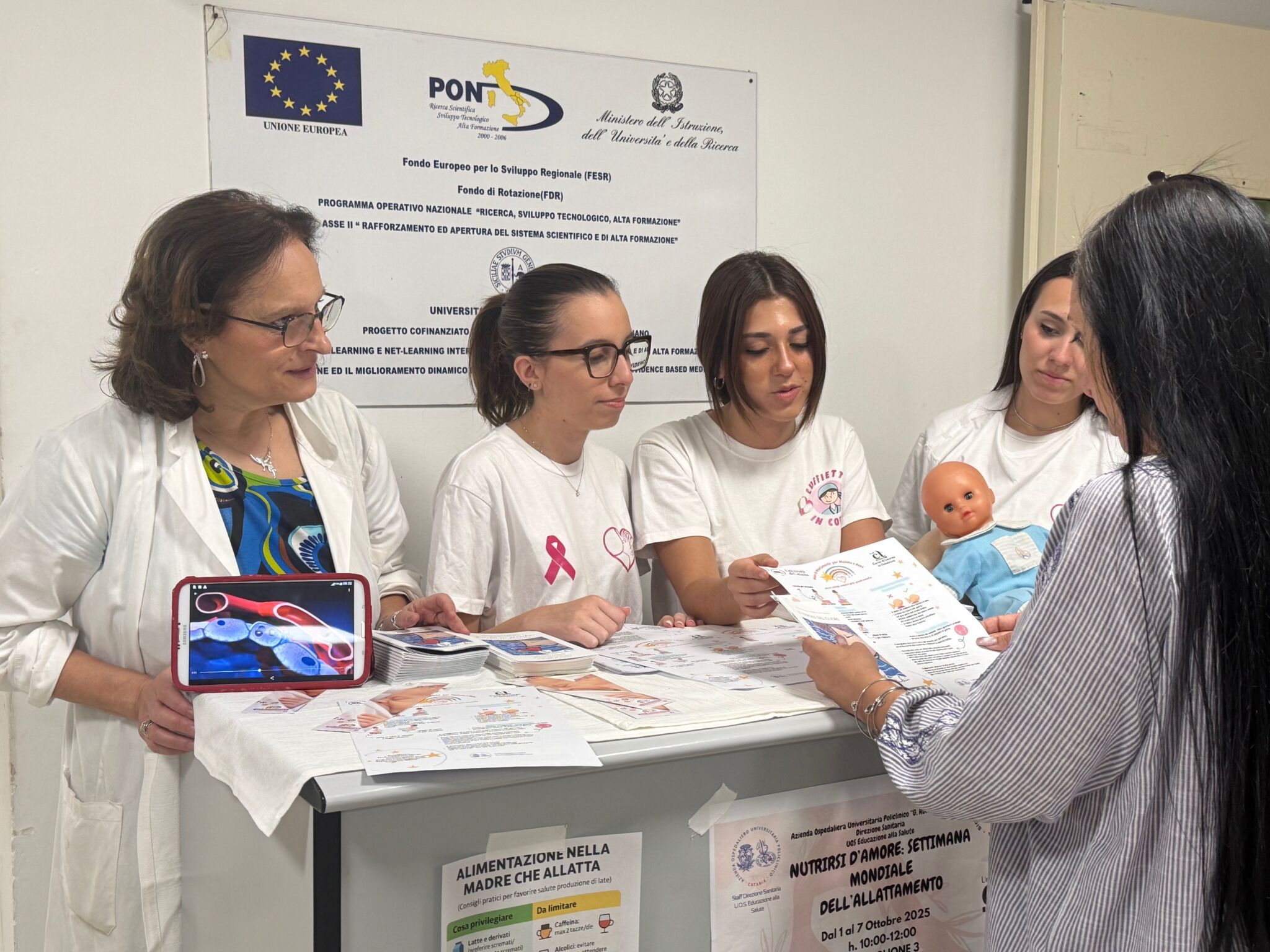 Allattamento materno: l’AOUP Etnea in prima linea