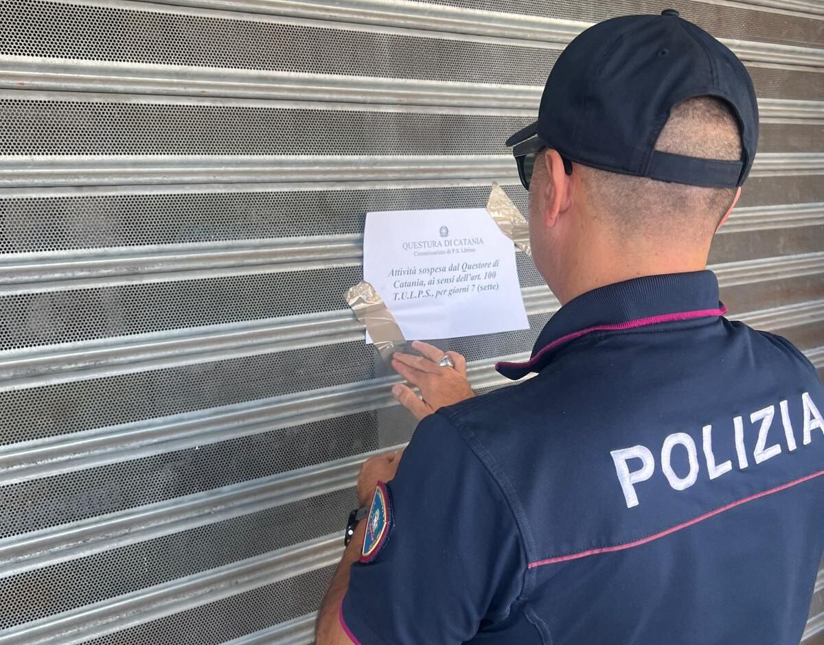– SOSPESA DALLA POLIZIA DI STATO PER SETTE GIORNI L’ATTIVITA’ DI UN CENTRO SCOMMESSE A LIBRINO Librino, sospesa attività di un centro scommesse