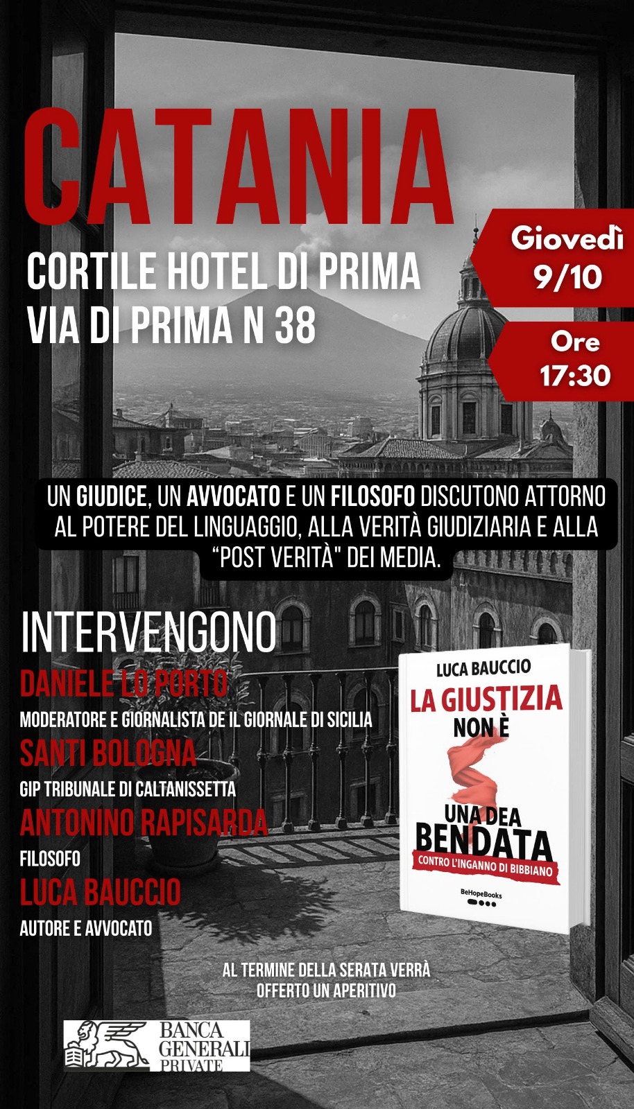 “La giustizia non è una dea bendata”, oggi la presentazione