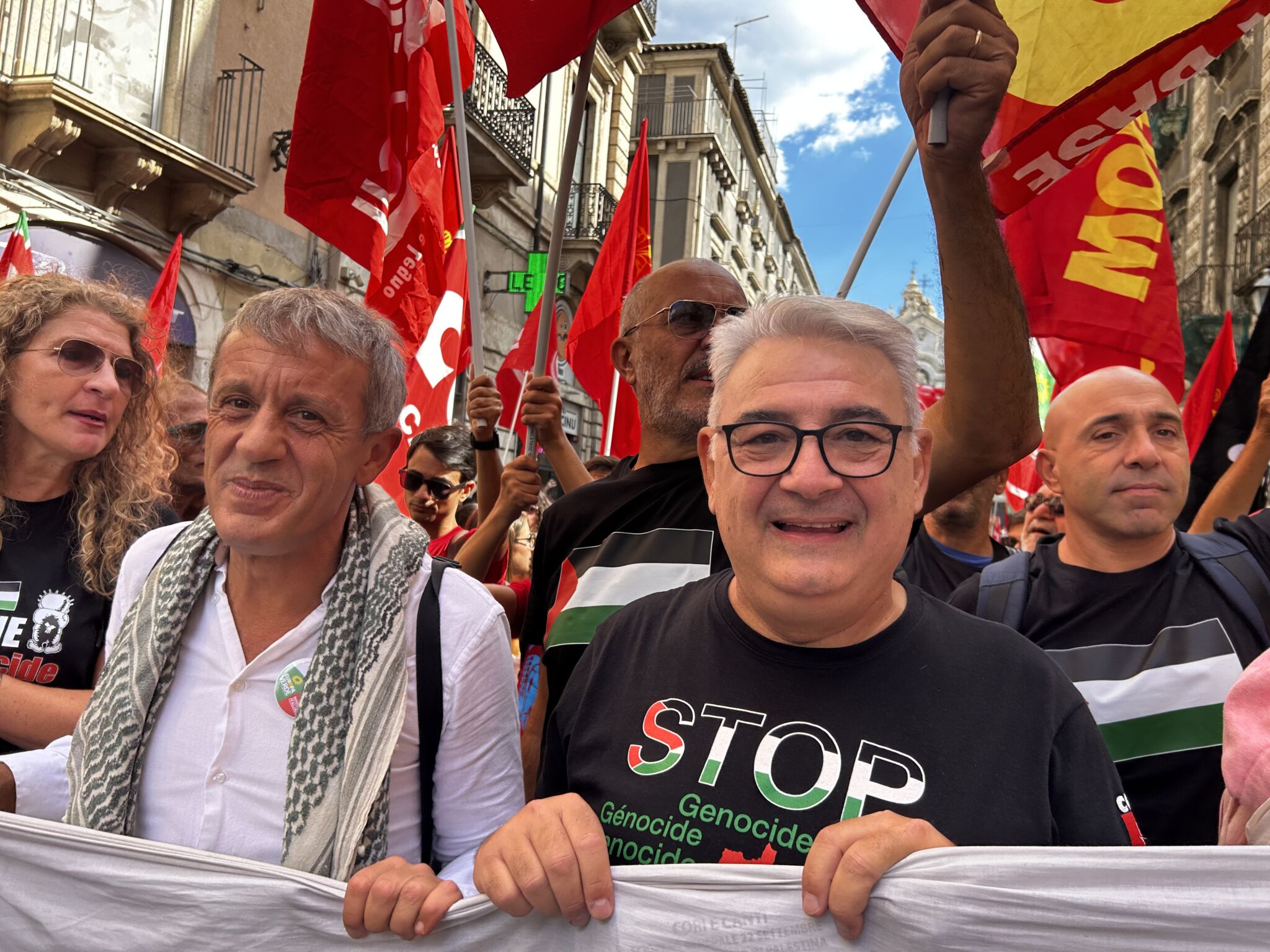 Cgil Cgil Catania: in 20 mila allo sciopero generale per Gaza libera