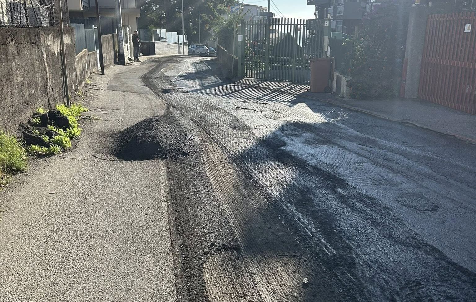 Acireale, lavori in corso per il rifacimento delle strade