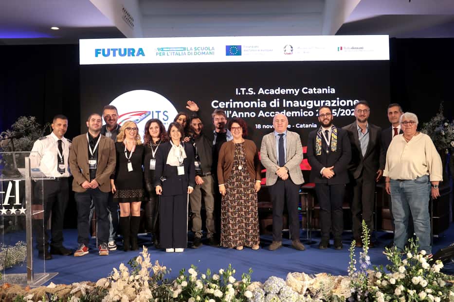 rappresentanza its academy catania Cerimonia inaugurazione anno accademico 2025/2026 I.T.S. Academy Catania