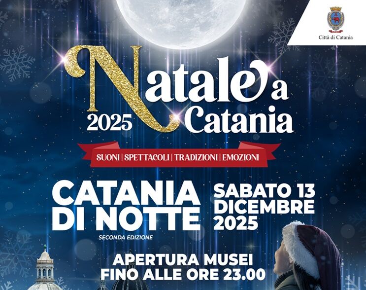 Natale a Catania 2025, tra cultura, musica, e mercatini