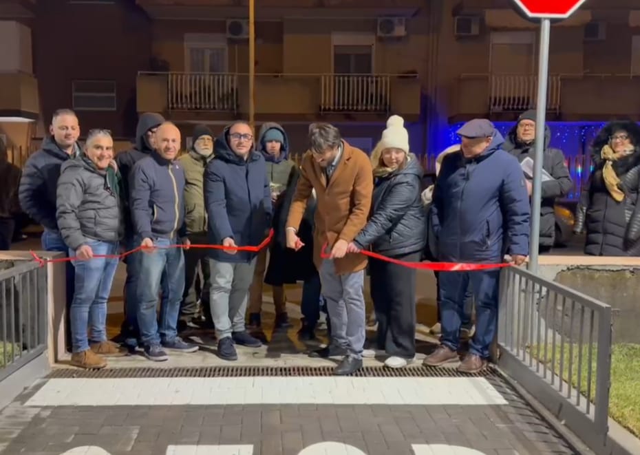 Santa Maria la Stella, Inaugurazione nuovo parcheggio