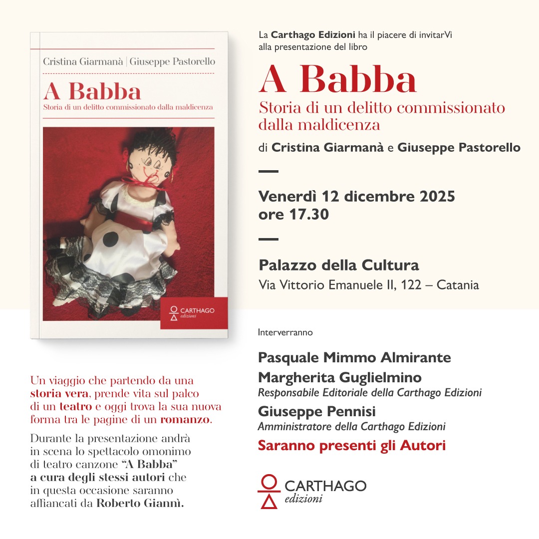 Presentazione del libro «A Babba» a Catania